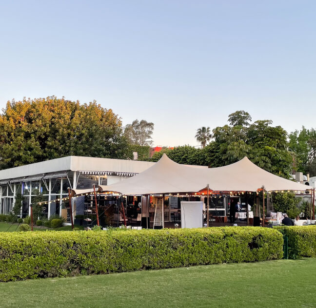 Carpa salón club hípico argentino